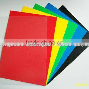 Rigid colorful matt PVC sheets for silkcreen printing