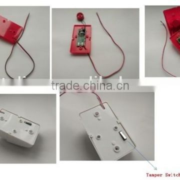 Portable 15 W Veltage RED OR WHITE Siren wth strobe light and Tamper Switch firen alarm