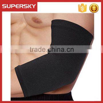 V-665 breathable spandex elasticated elbow support sleeve brace sport compression arm sleeve