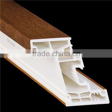 Wood Laminated, International Standard , High-performance Windows&doors Upvc Profiles Manufacturers photo-5