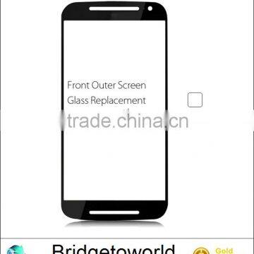 Front Touch Screen Outer Glass Lens For Motorola Moto G2 XT1063 Replacement