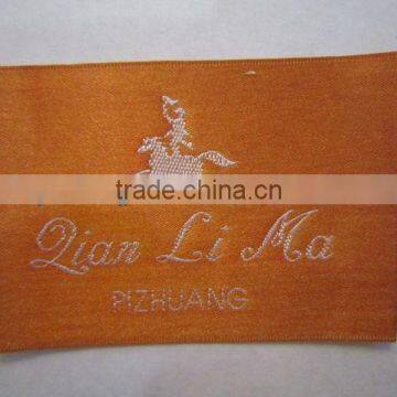 Hot sale fashion garment accessories woven label/ clothes labels