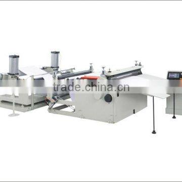PHJC-1400 computer control paper cutting machine with automatic unwinding and error correcting