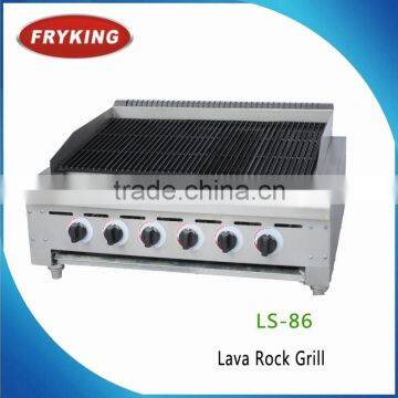 Professional Kitchen Equipment Lava Rock Barbecue Grill