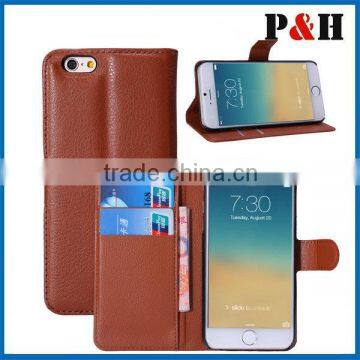 new arrival pu leather case for iphone 6 cover Leopard pu leather wallet case for iphone 6