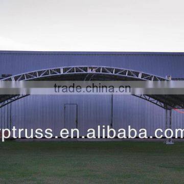 aluminum curve truss for performance event rental