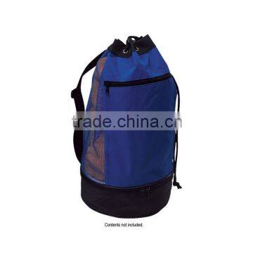 Beach Bag With Insulated Lower Compartment-Royal Blue