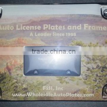 Smoked Acrylic License Plate Shield-Quantity Discounts Given-click on picture to view