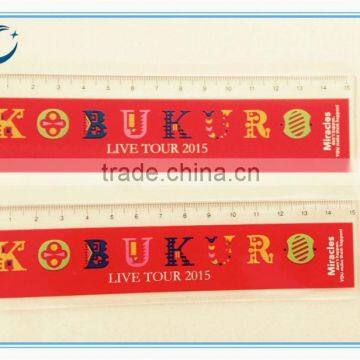 2015 Wholesale Cheap School Plastic Ruler Plastic Ruler 30cm With Logo Printing photo-3