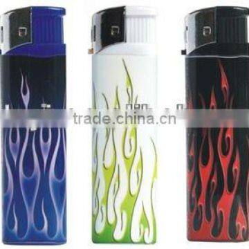 Good Quality Refillable or Disposable Transparent Electric Lighter photo-2