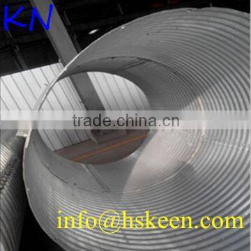 spiral corrugated steel shaped pipe for the sewer