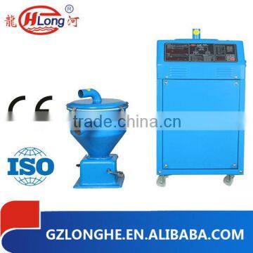 Plastic pellet vacuum loader hopper
