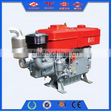 JD170 single cylinder diesel engine;jiang dong handle start diesel engine