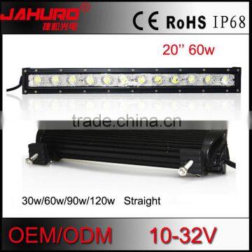 super brightness 5w leds 60w portable led light bar 12v 20 inch bar light for snowmobile