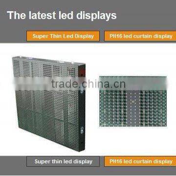 led outdoor strip curtain screen, full color Transparent The newest flexible mobile stage LED curtain display