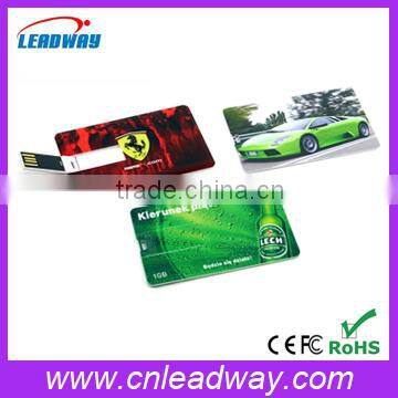 High definition full color printing 8gb usb card