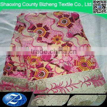 Pink competitive wholesale ankara fabric african wax print clothing fabric