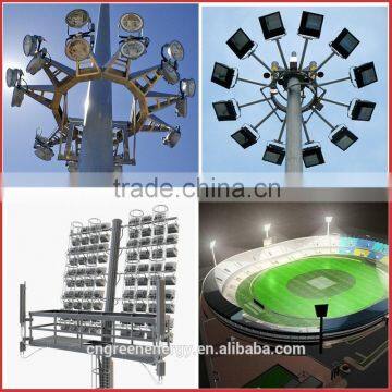 Customized professional design factory price Q235 15M,20M,25M,30M,35M,45M,50M,55M,hot dip galvanzied 40m high mast lighting