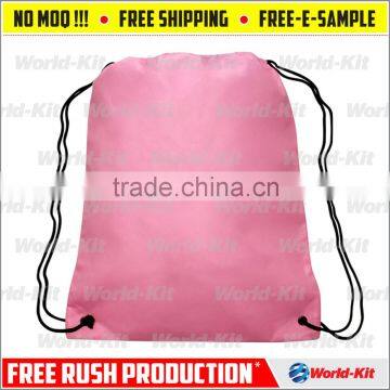 Superhero Sport Gym Birthday Party Favor Recycable Shopping Custom Drawstring Bag photo-4