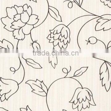 Flower design pvc wallpaper 3d wallpaper for home decoration