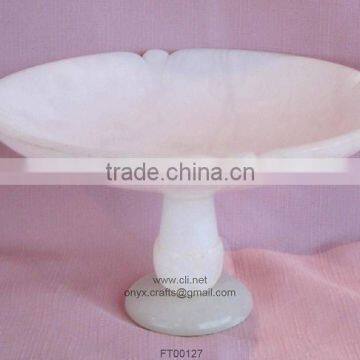 White Marble Fruit Dish