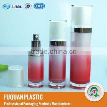 Plastic acrylic+aluminum+PP material plastic spray bottle