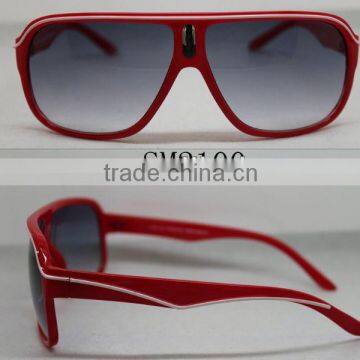 sunglasses with logo lens