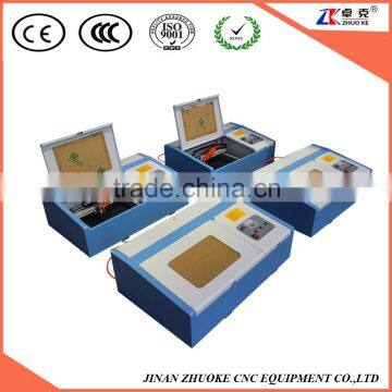 CO2 Mini Laser Engraving & Cutting Machine 250*250mm/300*300mm With Honey Comb Working Table Infrared Positioning System ZK-2525
