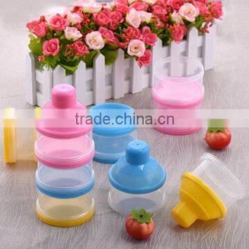 Non-toxic 3-layers plastic baby milk powder container in bulk