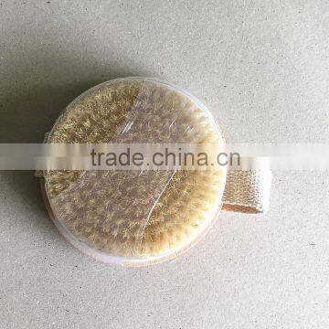 Promotional round boar bristle bath brush