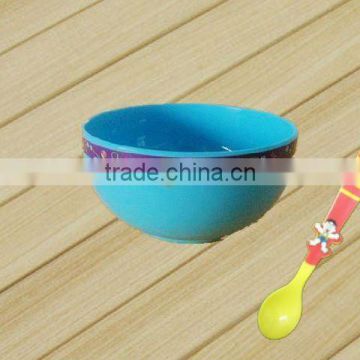 Plastic Bowl and spoon