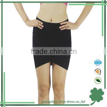 Good look black mini casual skirt fashion girl skirt