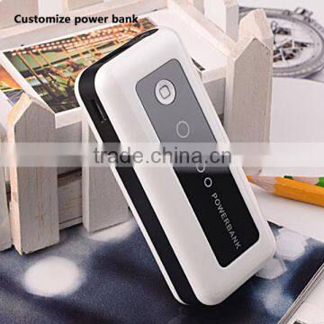 Cylinder power bank 5600mah portable power bank charger