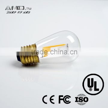 Clear led Filament Light Bulb Edison Vintage 2W 3W 4W ST45 ST58 ST64 Edison Dimmable LED Filament Bulb