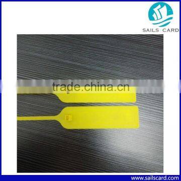 Yellow color RFID Luggage Tags for airport bag tracking