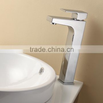 Hot and Cold Contemporary Solid Brass Water Basin Tap