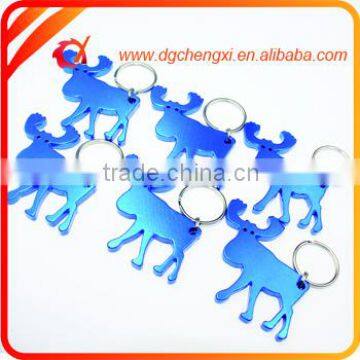 Cow Shaped Aluminum Beer Bottle Opener Keychain photo-2