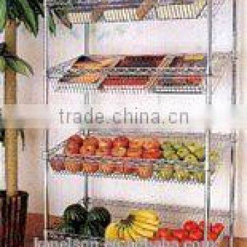 chrome wire shelving,kitchen stainless steel wire shelves,wire closet shelving