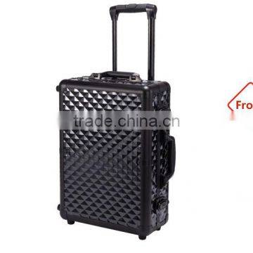 2016 New Arrival Shinny Professional Travel Kit Box Portable Makeup Station With Lights