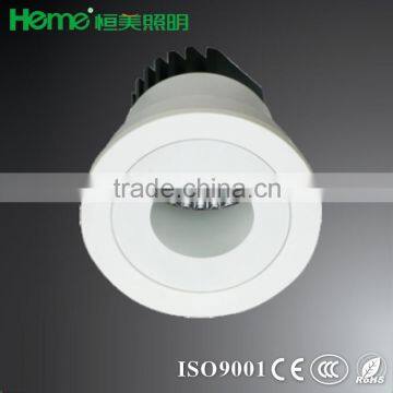 Adjustable LED COB 9W LED ceiling recessed mount down light with 600lm