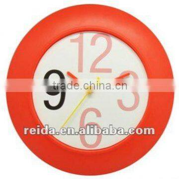 Decorate Wall Clock Plastic Round Clock