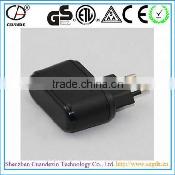 12W RoHS CCC TUV CE CB GS SAA FCC ETL Approved Mini Travel Adaptor