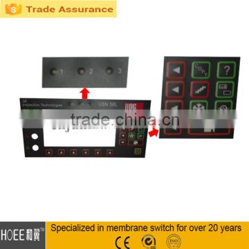 china-made custom tactile membrane touch switch membrane switch overlay