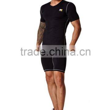 Men's base layer cloths sports new morden sexy shirts,gym wear