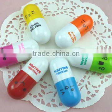 Hot selling vitamin ball pen, wholesale promotional pens