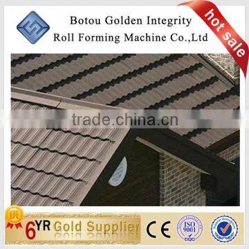 stone machinery stone coated metal roof tile production line