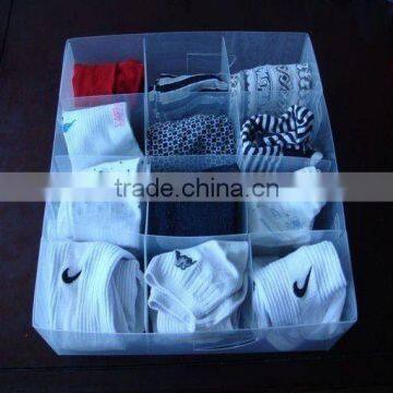 plastic underware/sock box