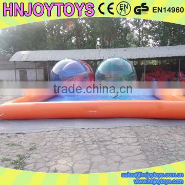 large adult inflatable square swimming pool