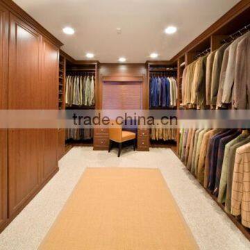 custom size i shape walk in closet