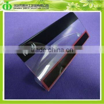 DDB-0024 ISO9001 Chinese Manufacture Sells Cheap Clear Acrylic Desk Name Plate Holder